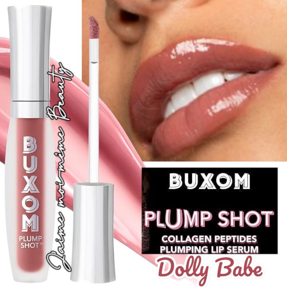Buxom Sheer Tint Collagen Infused Plumping Lip Serum -Dolly Babe-Light Cool Pink